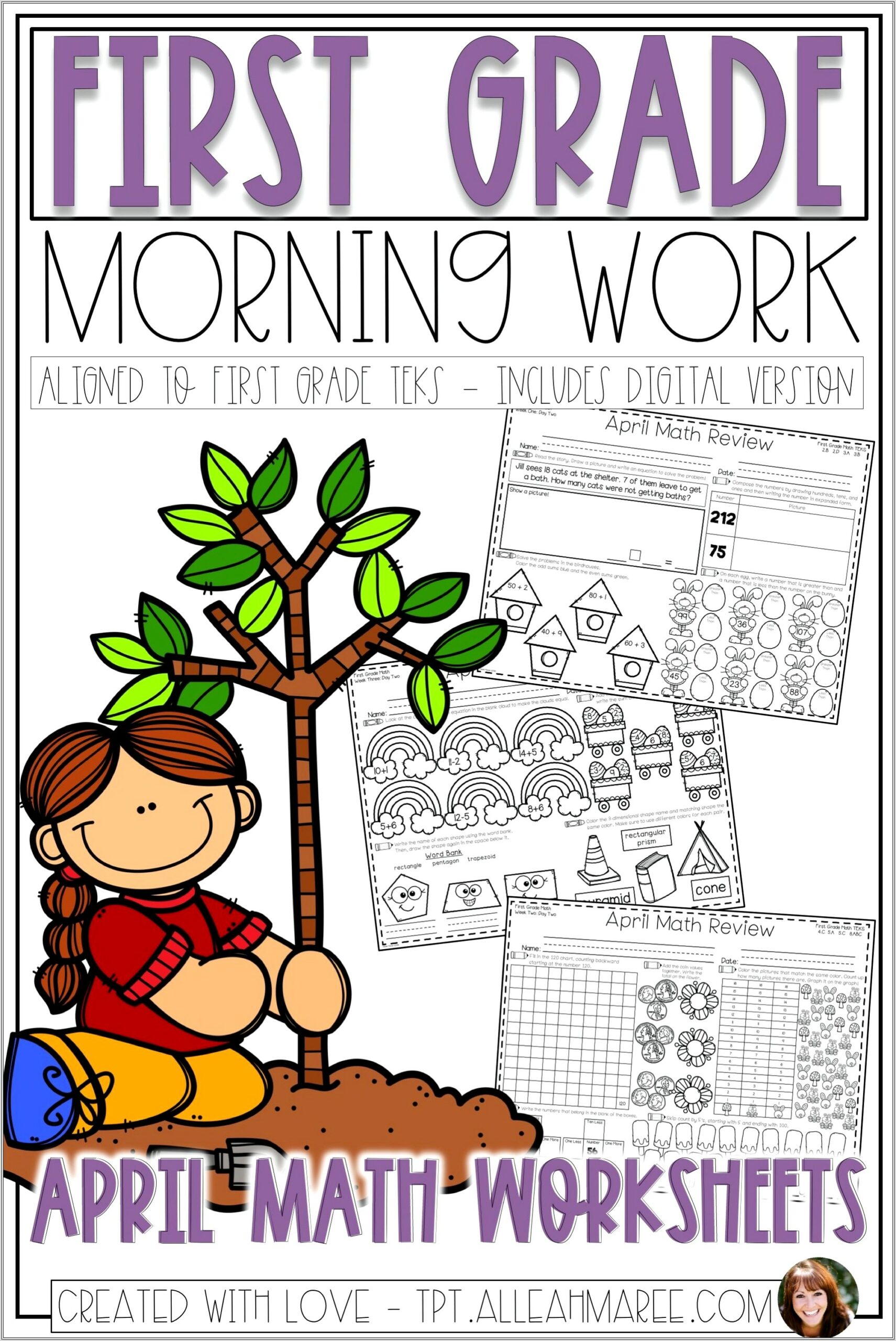 First Grade Review Worksheets