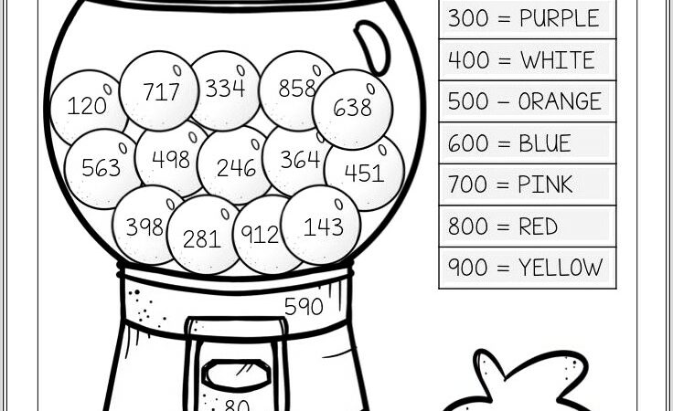 First Grade Rounding Worksheets