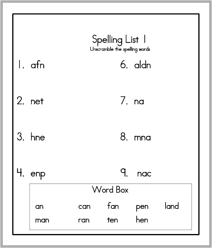 First Grade Worksheets Contractions