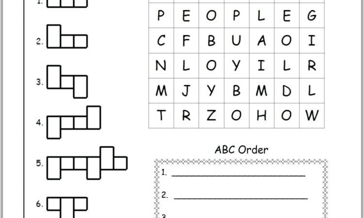 First Grade Worksheets Language Arts