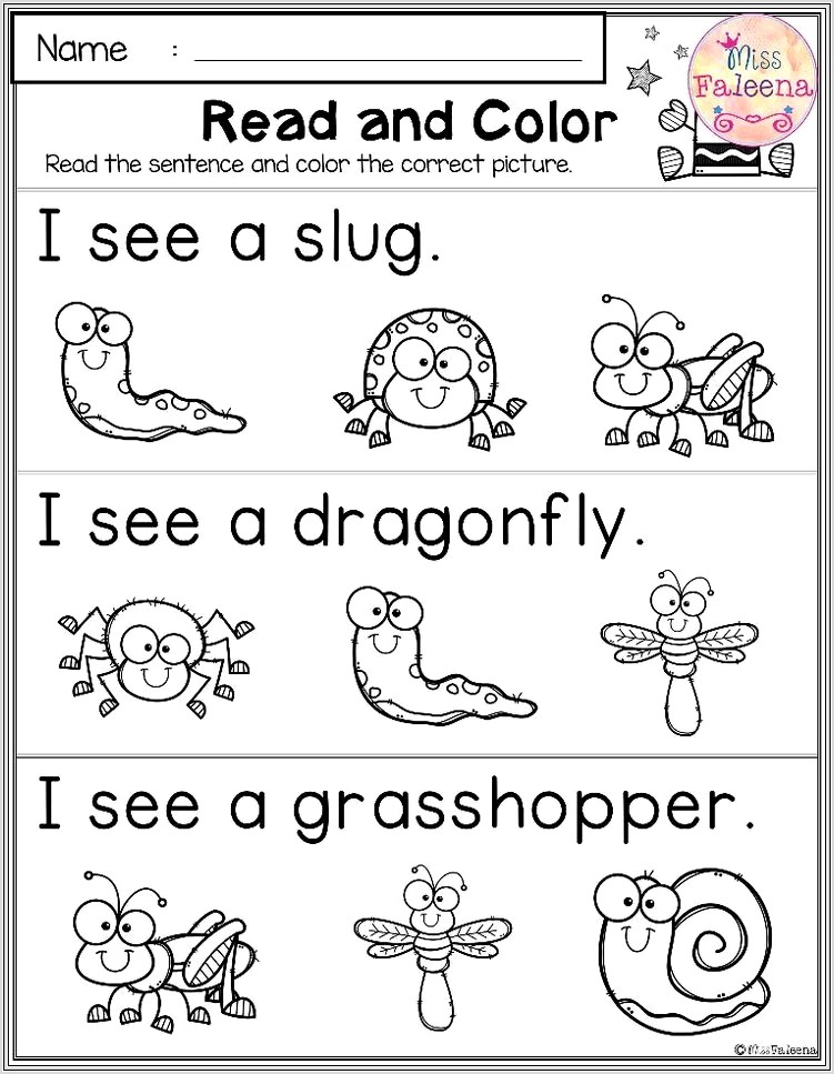 First Grade Worksheets Reading And Writing