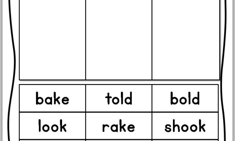 First Grade Worksheets Rhyming Words