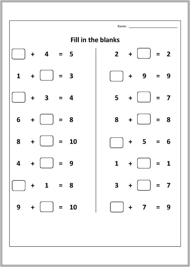 First Grade Worksheets To Print