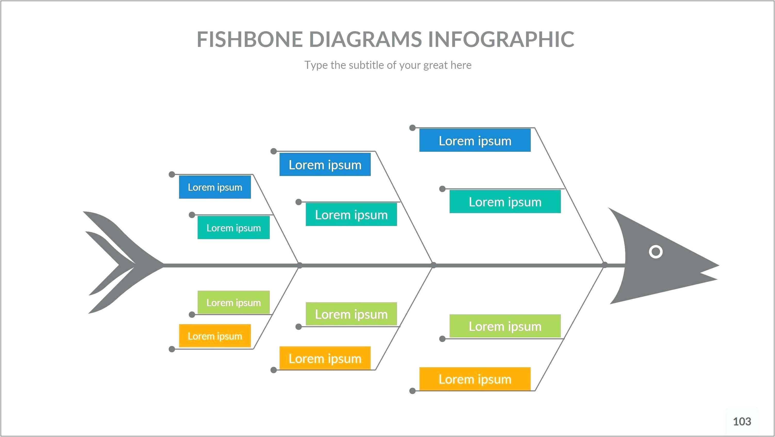 Fishbone Diagram Ppt Template Free