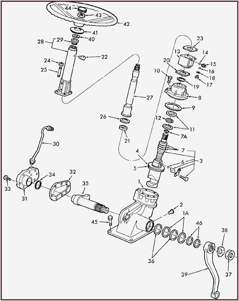 Ford 5000 Power Steering Diagram
