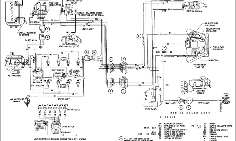 Ford F100 Wiring Diagram