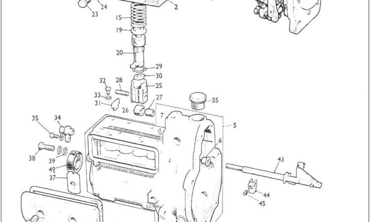 Fordson Major Simms Injector Pump Diagram