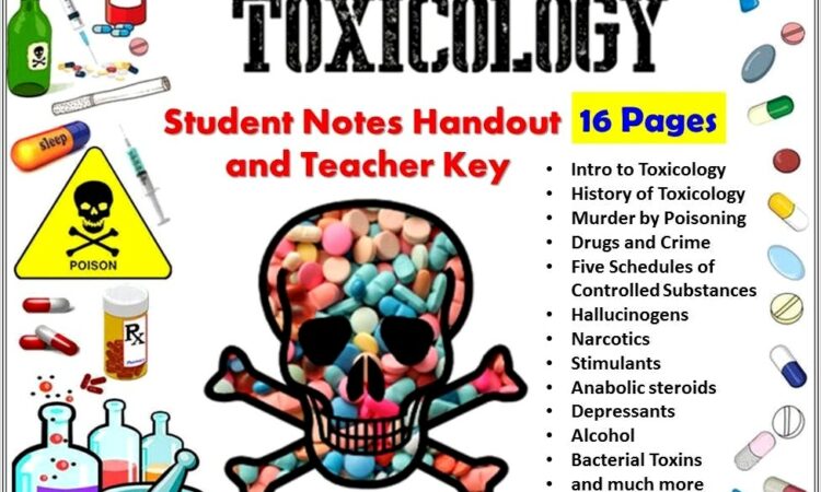 Forensic Science Toxicology Worksheet