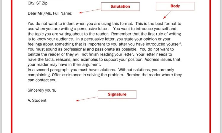 Formal Letter Writing Worksheet Pdf