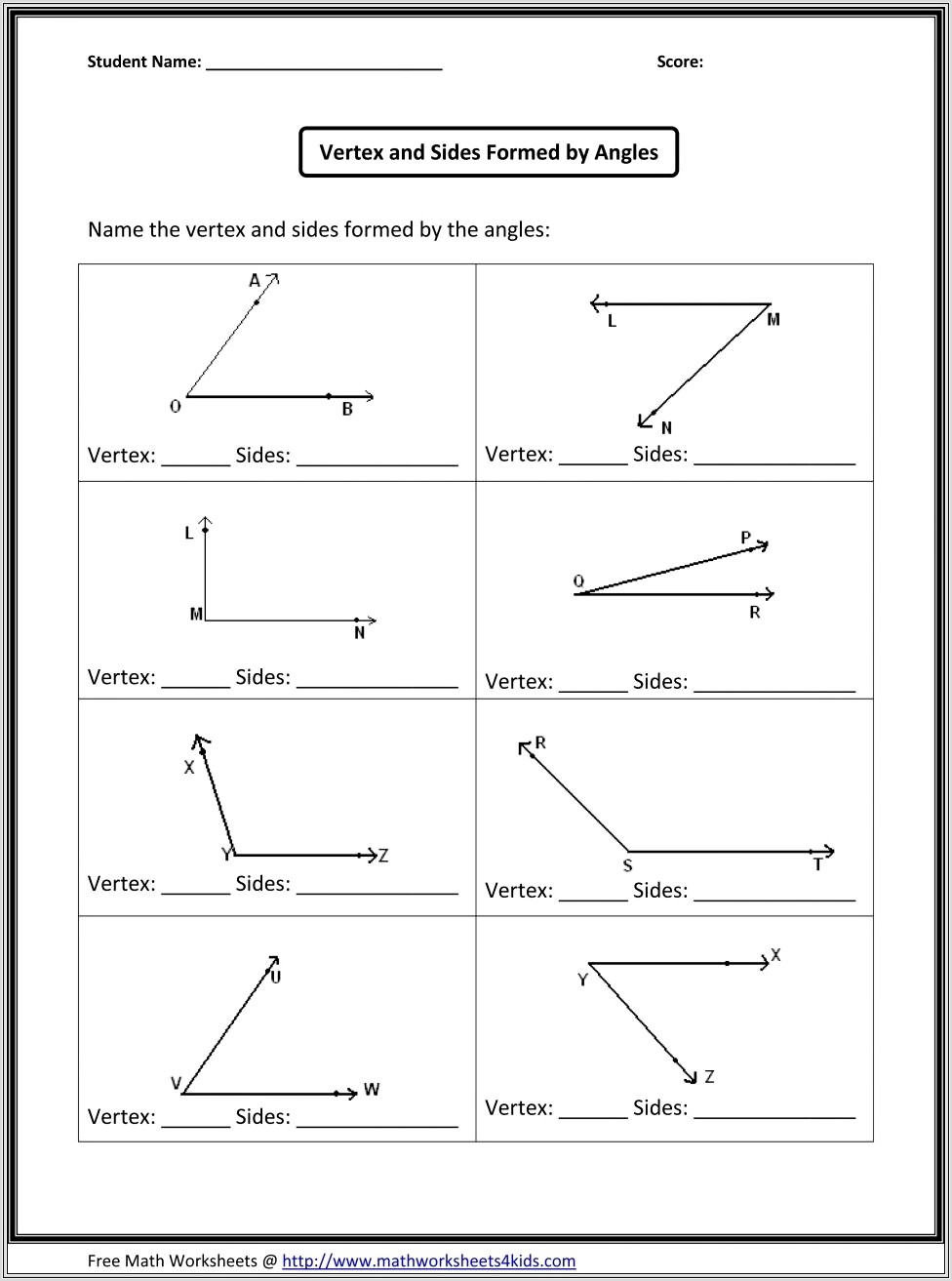 Fourth Grade Math Worksheets For Free