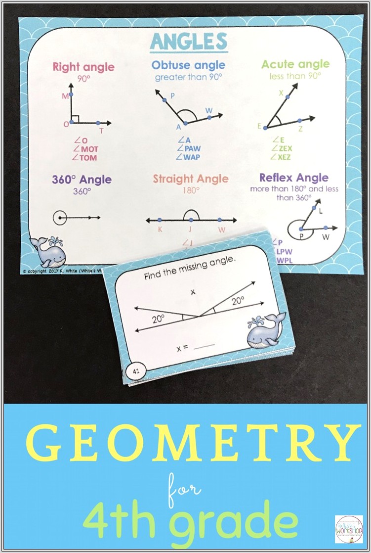 Fourth Grade Math Worksheets Geometry