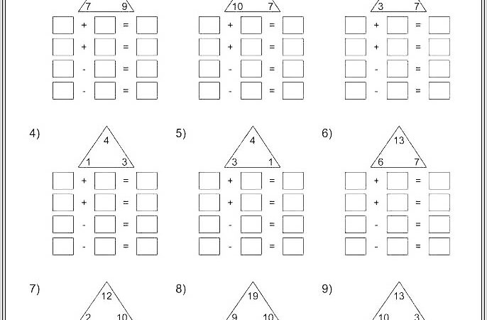 Fourth Grade Math Worksheets Super Teacher