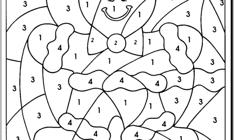 Free Christmas Math Coloring Worksheets