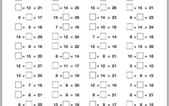 Free Grade 2 Math Worksheets Canada