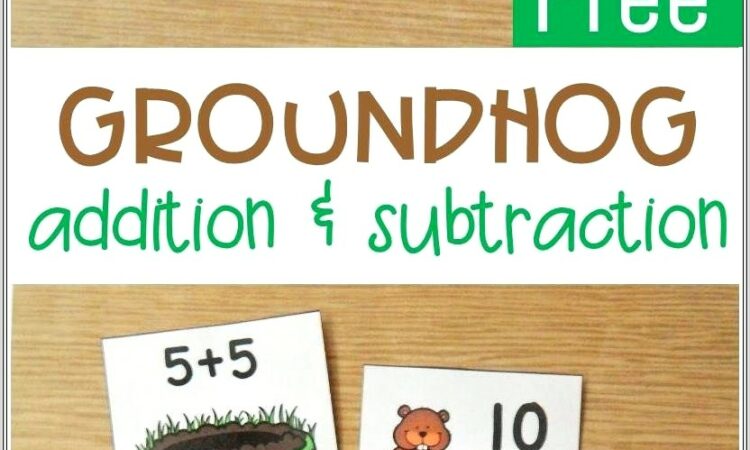 Free Groundhog Day Printables Kindergarten