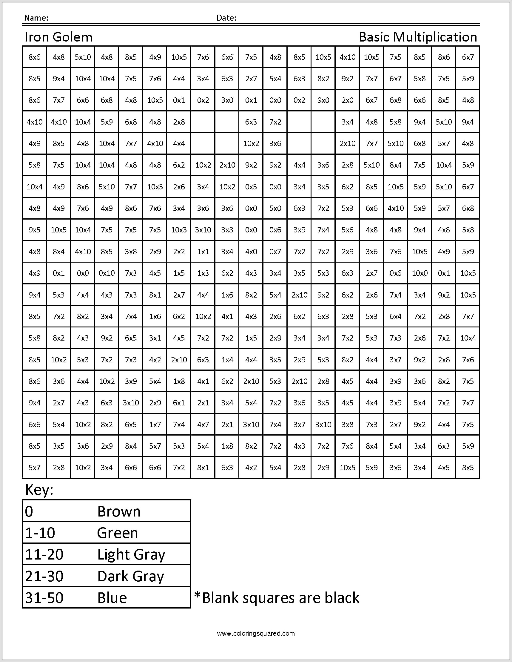 Free Math Addition Coloring Worksheets