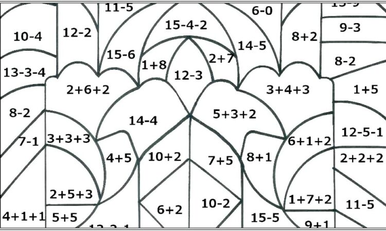 Free Math Coloring Sheets For Middle School