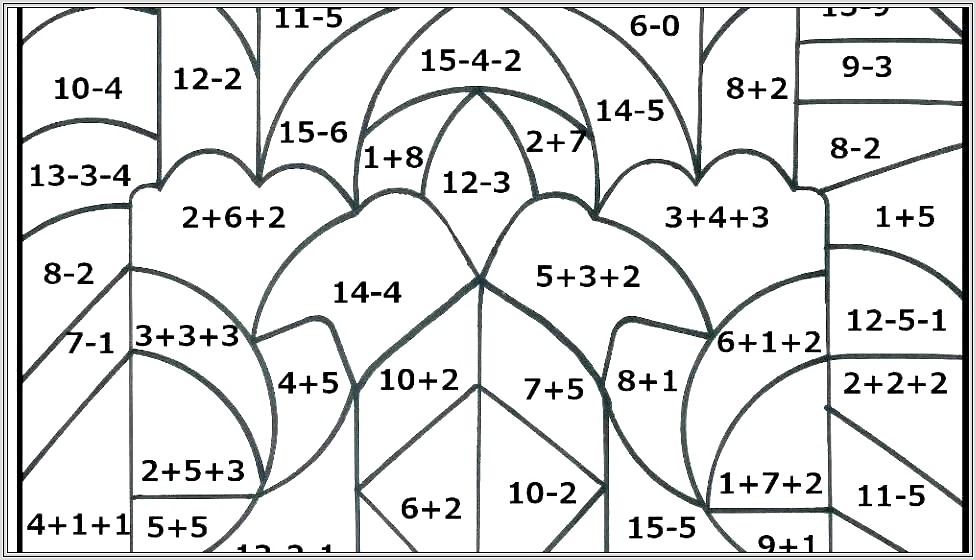 Free Math Coloring Sheets For Middle School