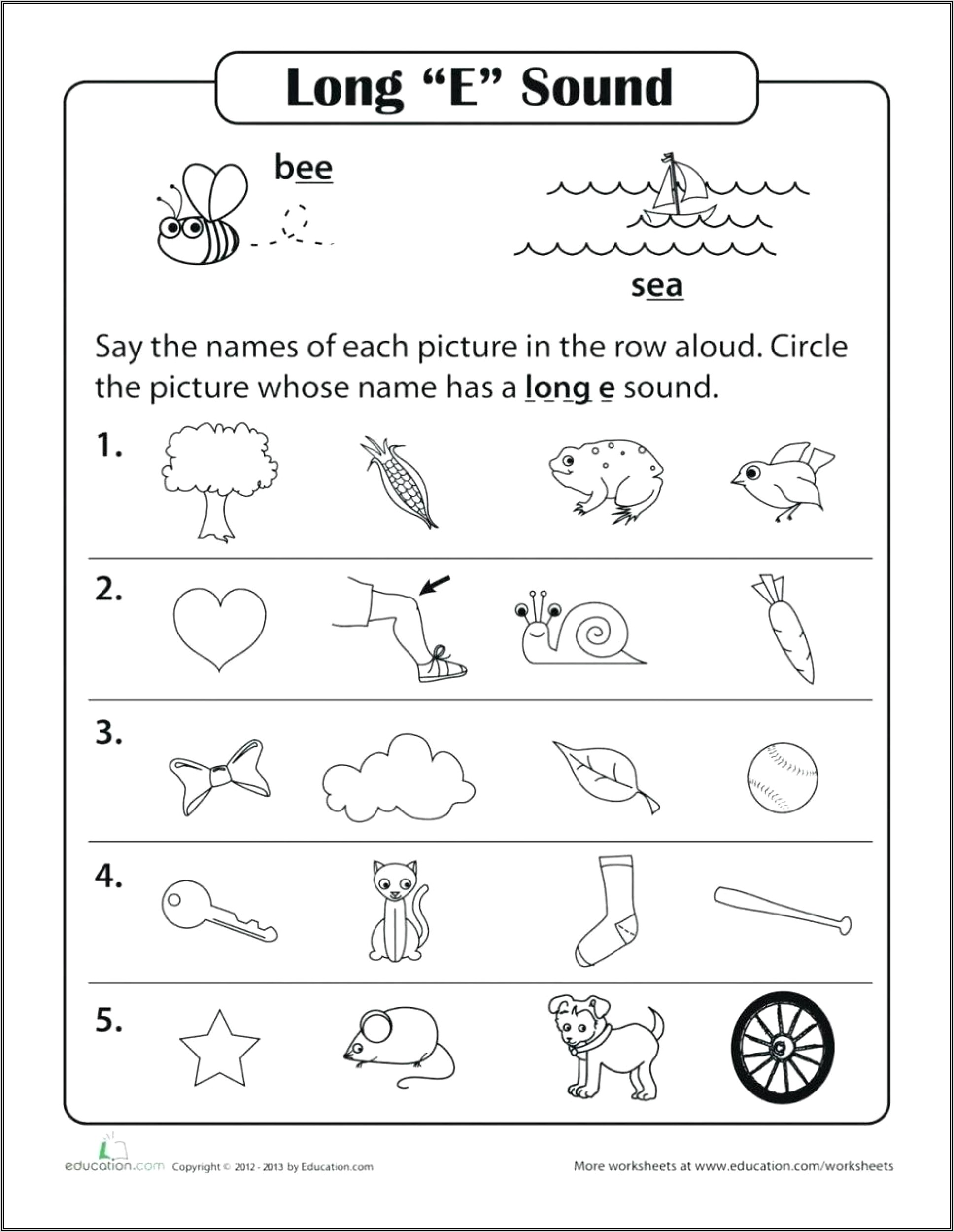 Free Math Coloring Worksheets For Kindergarten
