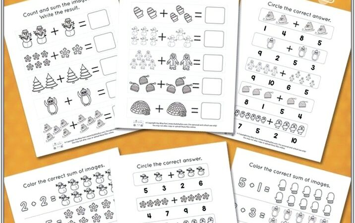 Free Math Worksheets Addition To 10