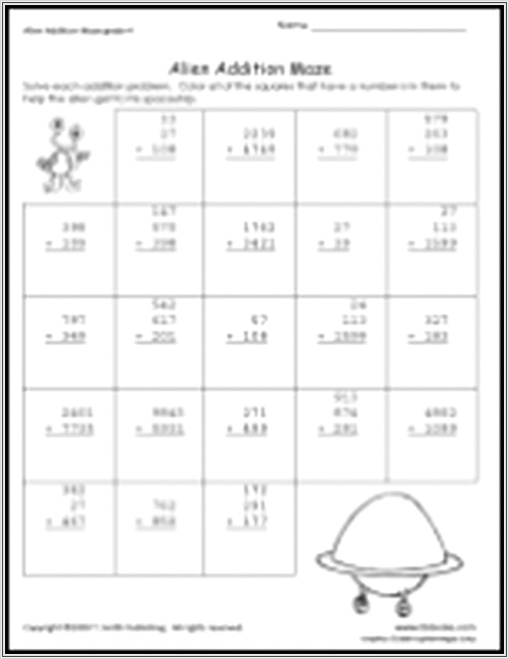 Free Math Worksheets By Grade Level