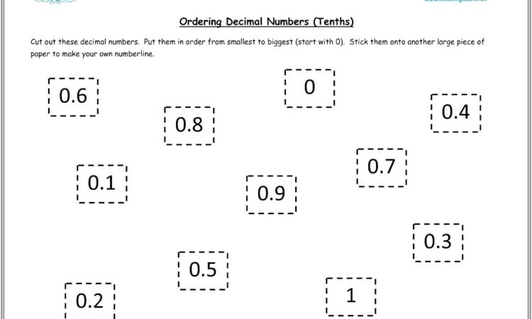 Free Math Worksheets Ordering Numbers First Grade