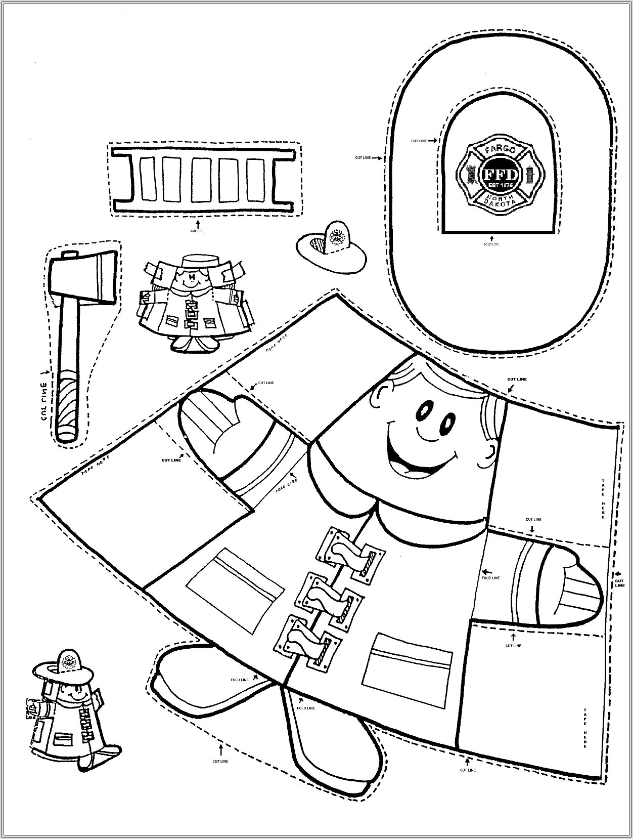 Free Printable Fire Safety Worksheets Preschool