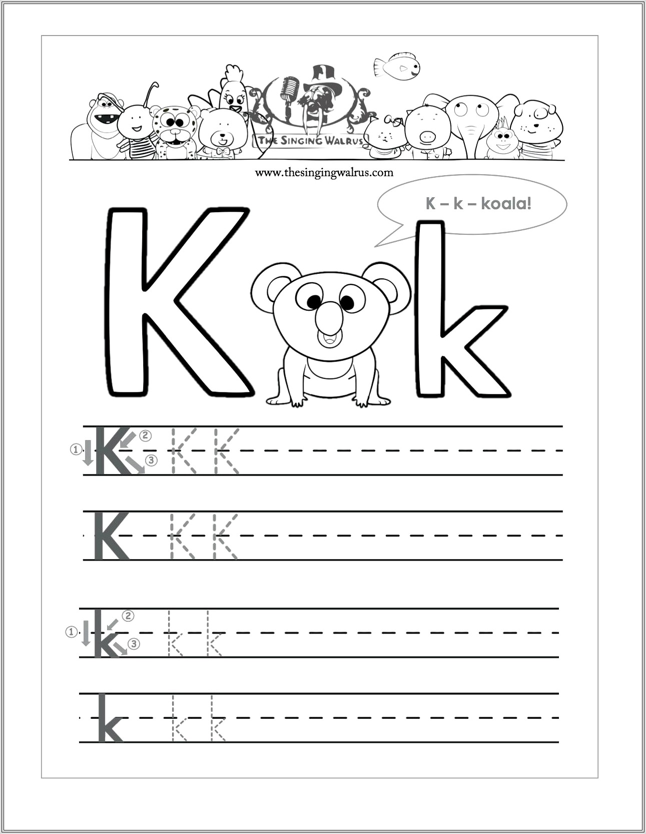 Free Printable Name Writing Worksheets