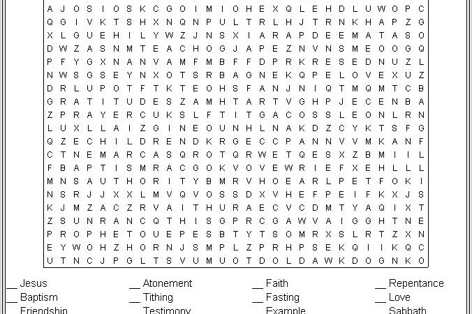 Free Printable Word Search United States