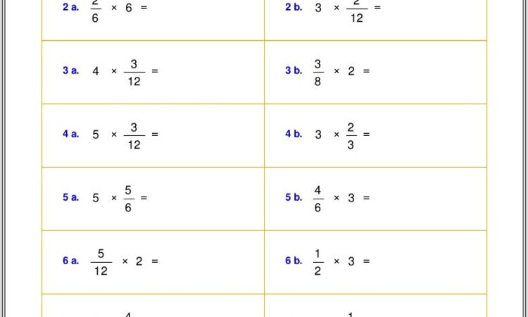 Free Whole Number Operations Worksheets