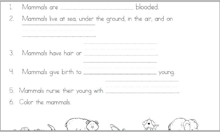 Free Worksheet Science Year 2