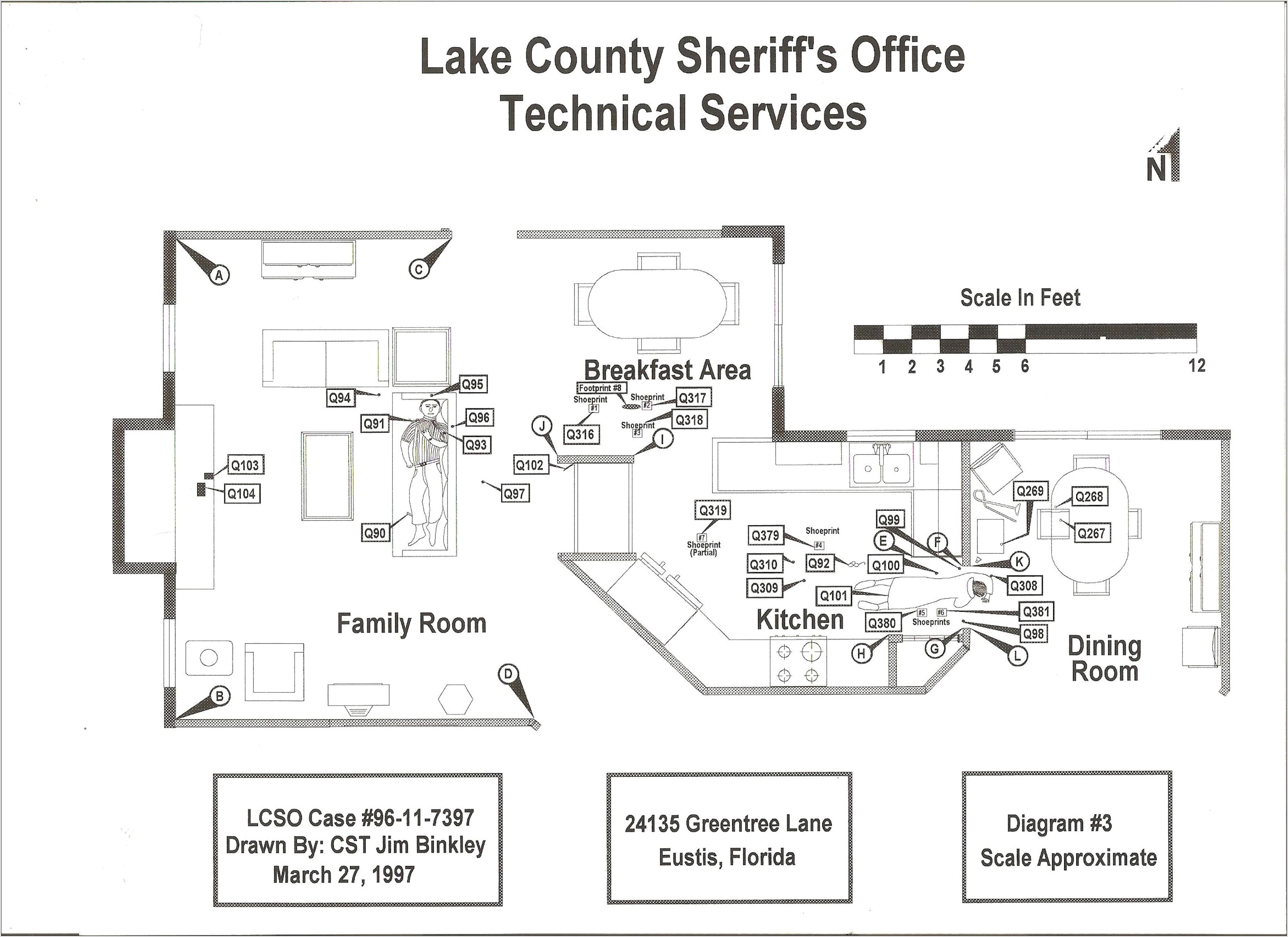 Freeware Crime Scene Diagram