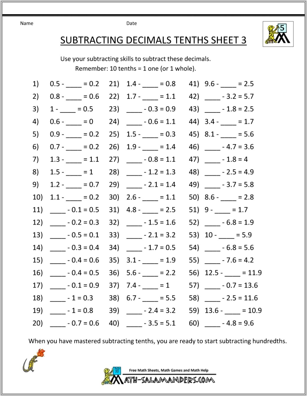 Fun Math Coloring Worksheets 5th Grade