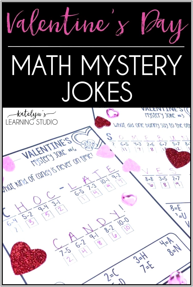 Fun Math Valentines Worksheets