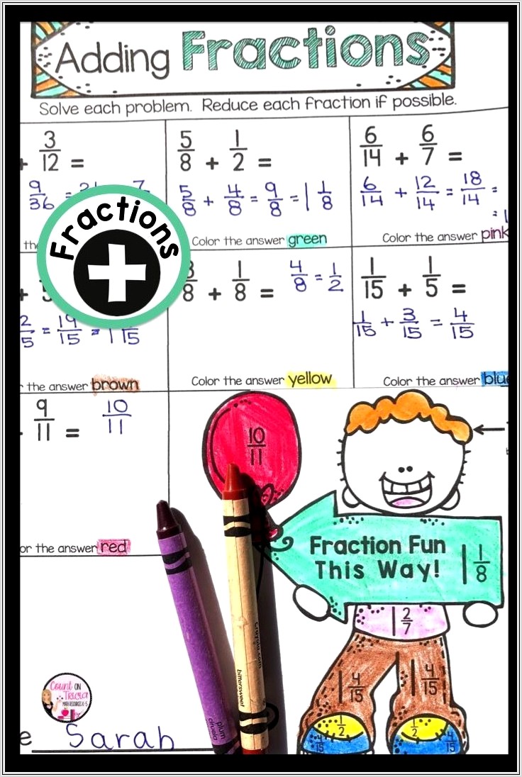 Fun Math Worksheet 4th Grade