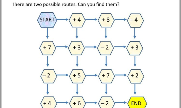 Fun Math Worksheet For 8th Grade