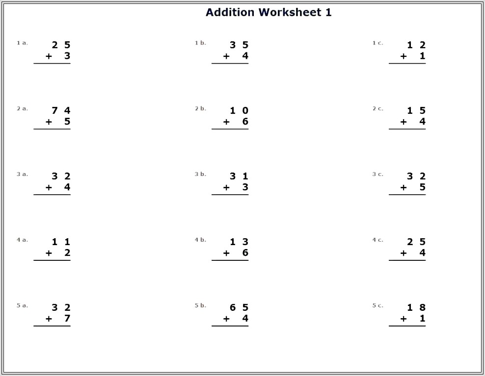 Fun Math Worksheet For Grade 2