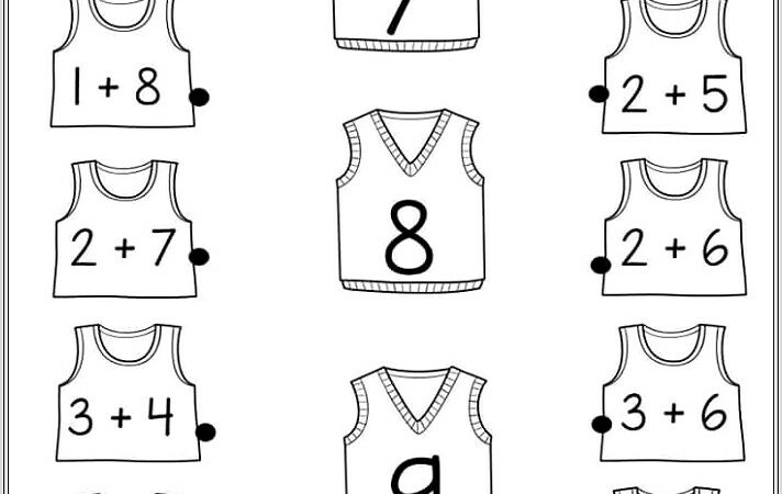 Fun Math Worksheet For Kindergarten