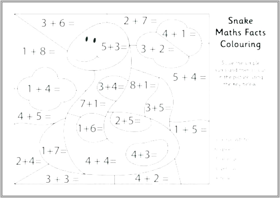 Fun Math Worksheet Grade 3