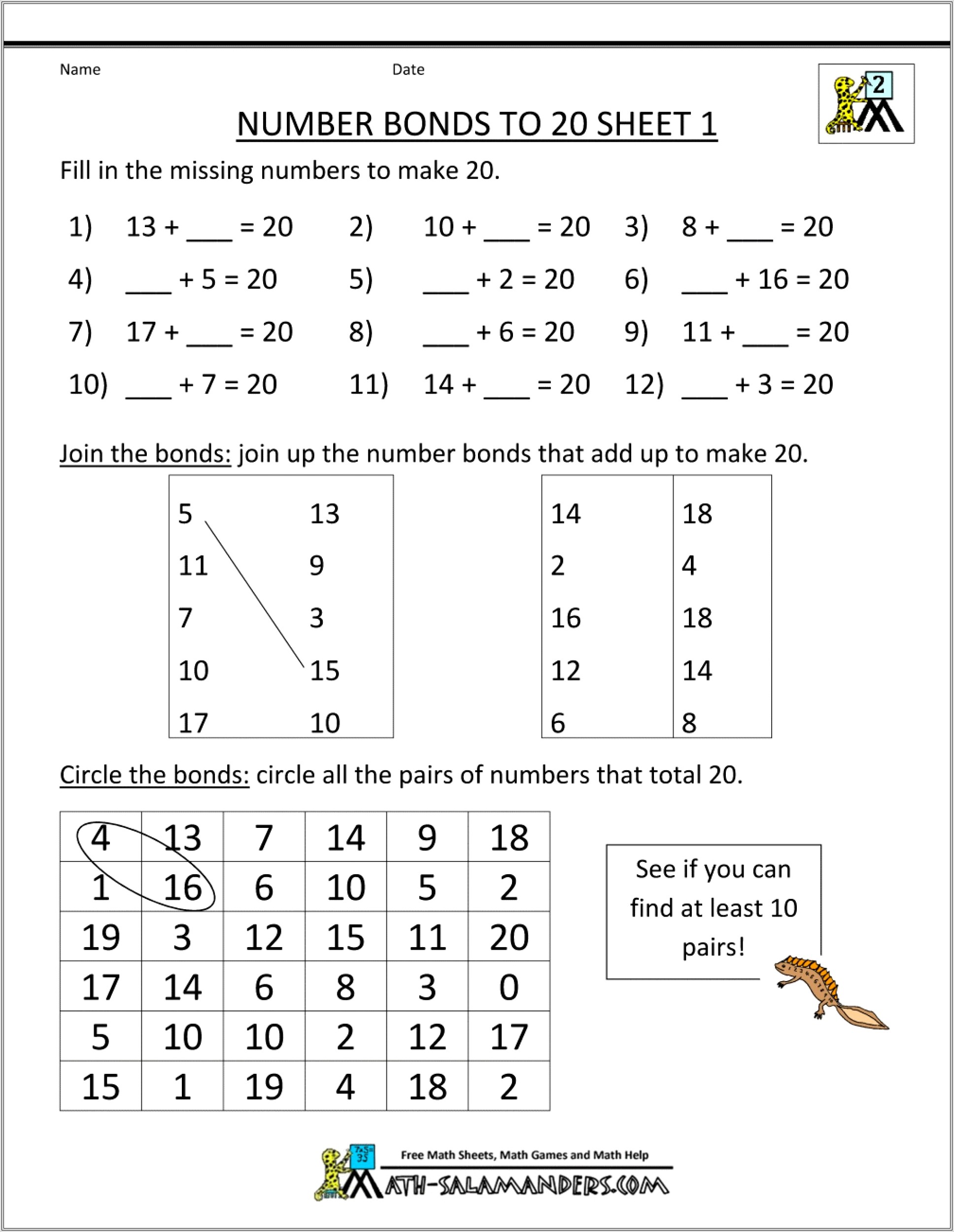 Fun Math Worksheets Ks2