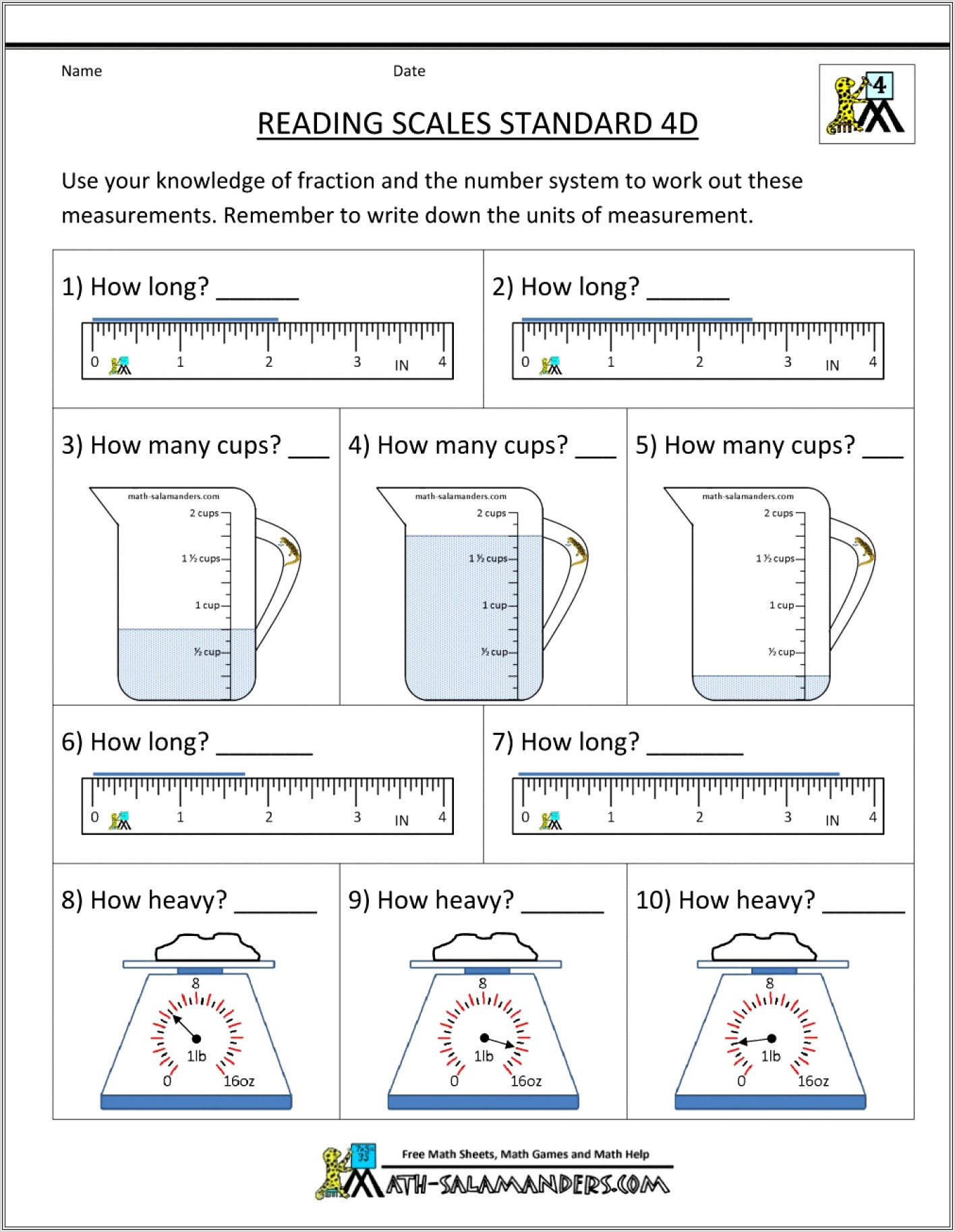 Fun Math Worksheets To Do Online