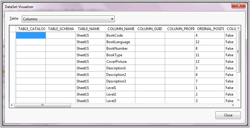 Get Sheet Name Excel C