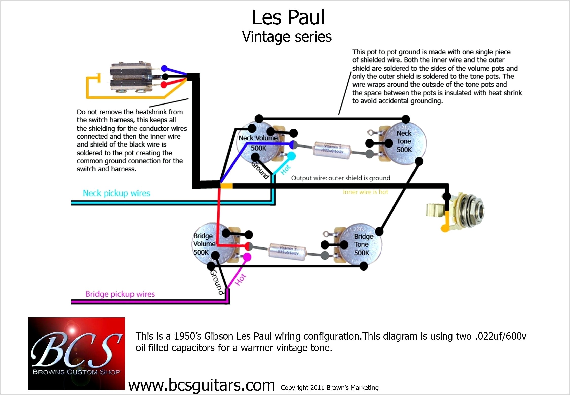 Gibson Lucille Wiring Diagram