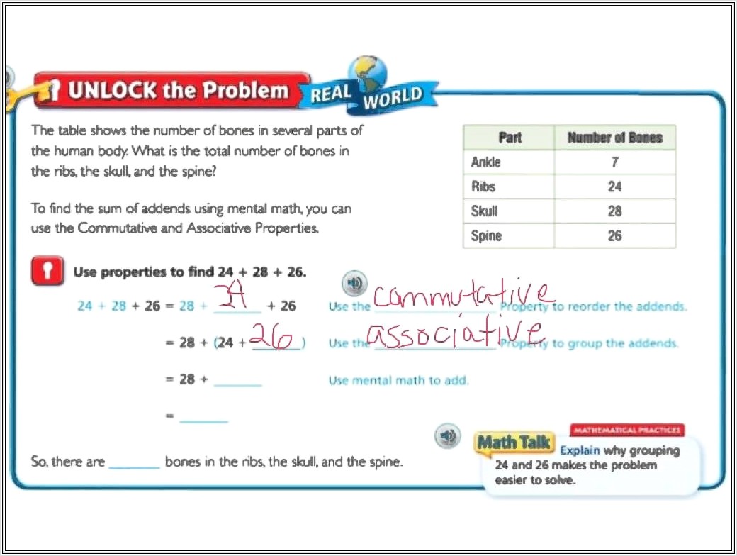 Go Math 3rd Grade Printable Worksheets