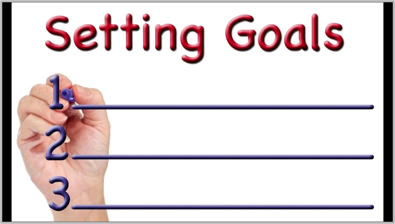 Goal Setting Object Lesson
