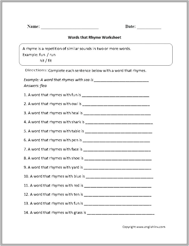 Goal Setting Worksheet 2nd Grade