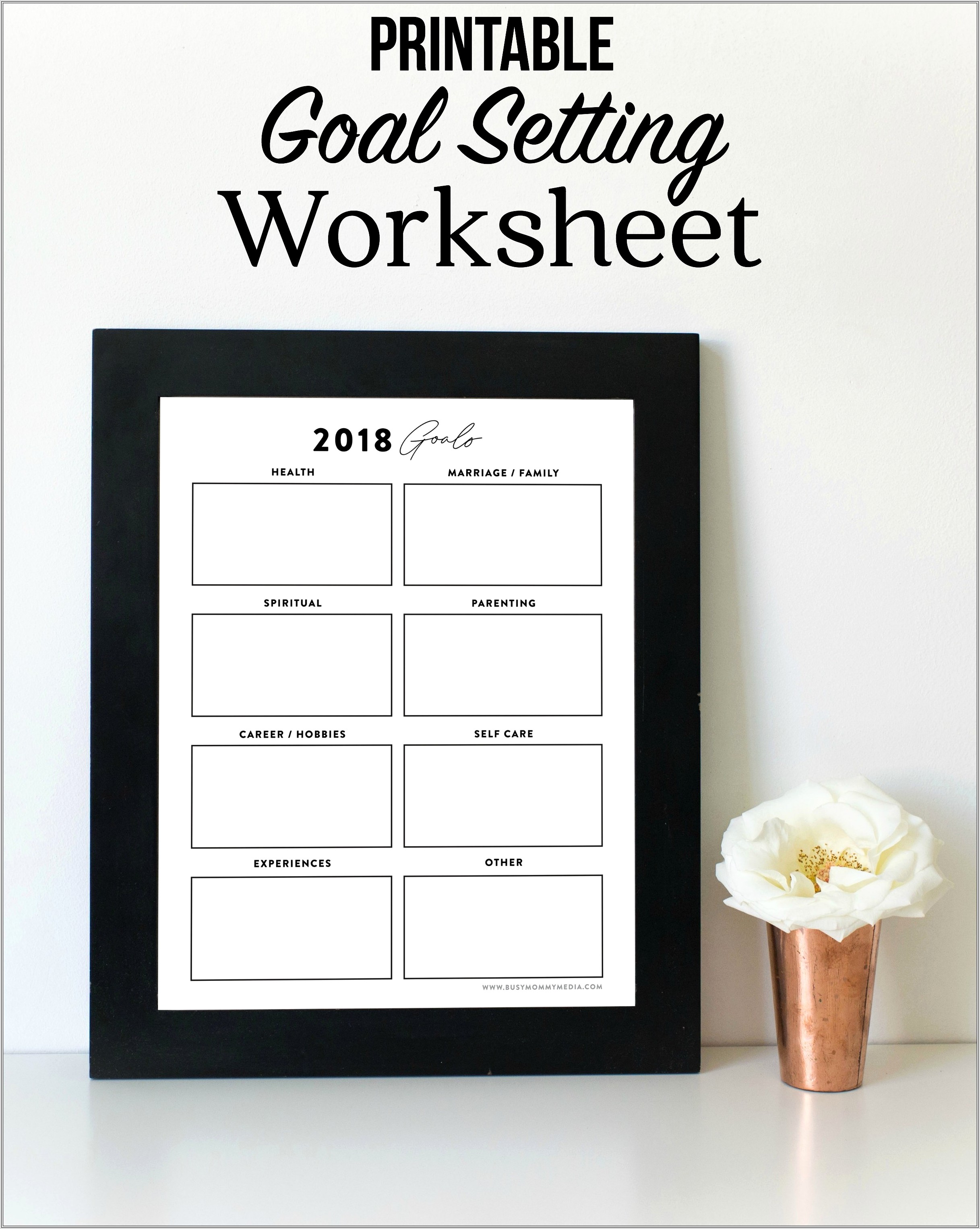 Goal Setting Worksheet For Elementary Students Pdf