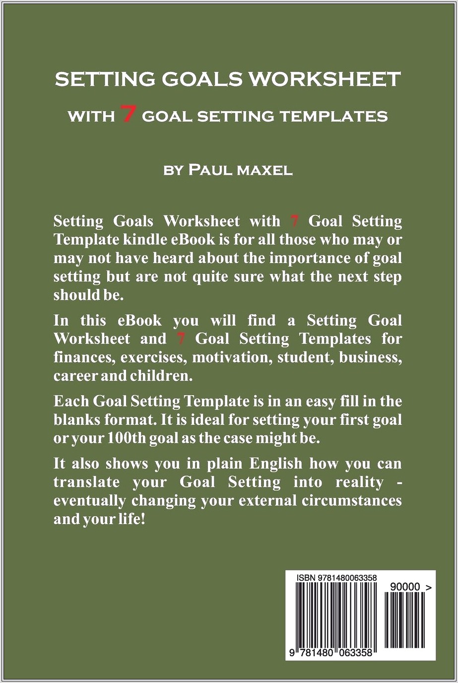 Goal Setting Worksheet Online