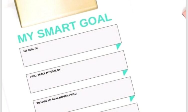 Goal Setting Worksheet Pinterest