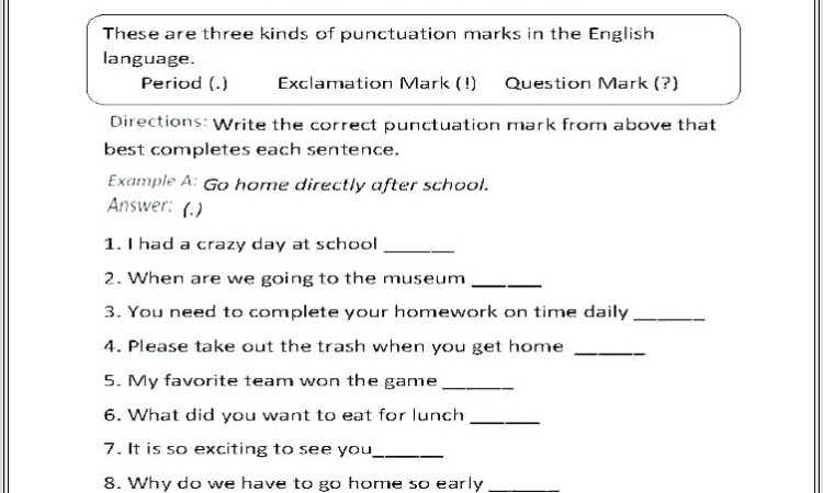 Grade 10 English Language Worksheets